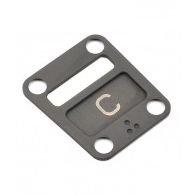 Center skidplate stell Serpent SRX8