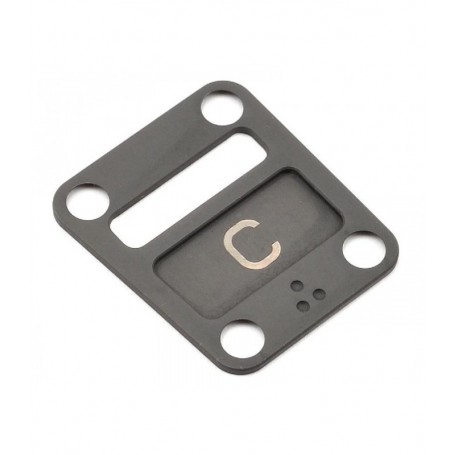 Center skidplate stell Serpent SRX8