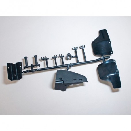 Fuel tank and Suspension Arm Mud Guards Mugen MBX8R