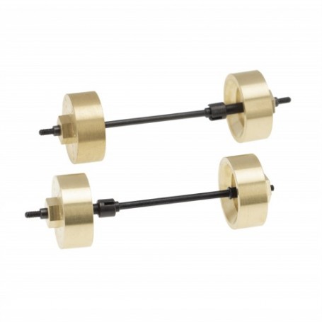 AXIAL SCX24 6mm Brass wheel weight Hex adaptor Drive shafts x4 pcs