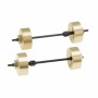 Tapa Porticos Bronce + Ejes Axial SCX24 6mm x4 uds.