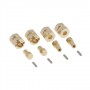 Adaptador llanta Bronce Axial SCX24 4mm x4 uds.