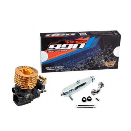 Combo Serpent 990 1/8 Nitro y Motor VSR05 MR2 2165