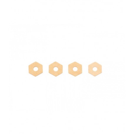 SMJ High traction hex wheel shim 0.5mm Medium x4pcs