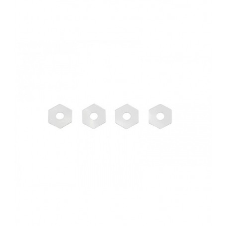 SMJ High traction hex wheel shim 0.5mm Medium x4pcs