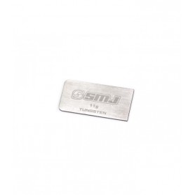 Placa peso 11 gramos 33x16.7x1.0mm Tugsteno