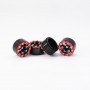 AXIAL SCX24 CNC Aluminum Screws-Style Beadlock wheels Red x4 pcs