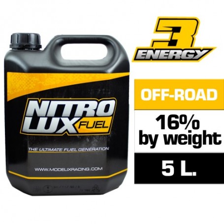 Combustible Nitrolux Energy3 OFF ROAD 16% 5L - Sin Licencia