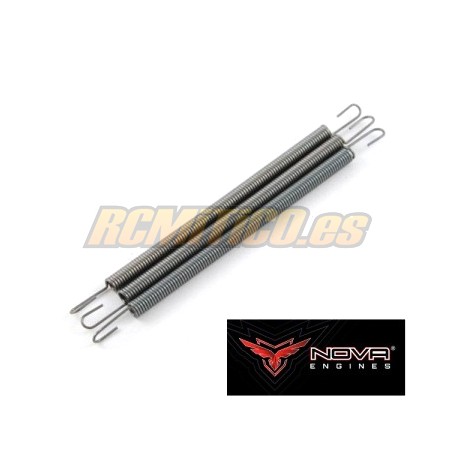 Muelles largos escape Nova Engines x3 uds.