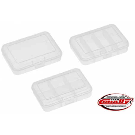 Caja plastico Corally pequeña 91x66x21mm x3 uds.