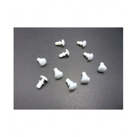 Body Rivet's white to mount your body stiffners to the body x10 pcs