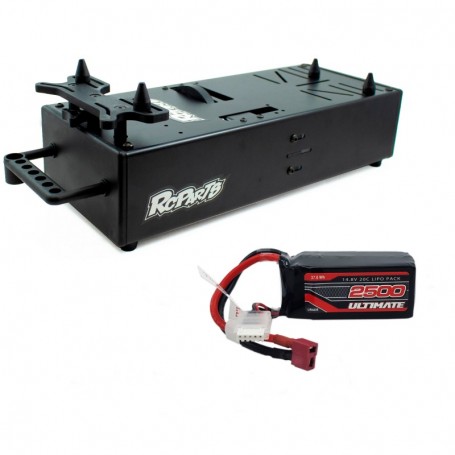 Mesa de arranque universal RC Parts + LiPo 14.8v 2500mAh