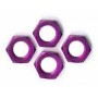 84022P Wheel Hex Nuts 17mm Purple HoBao
