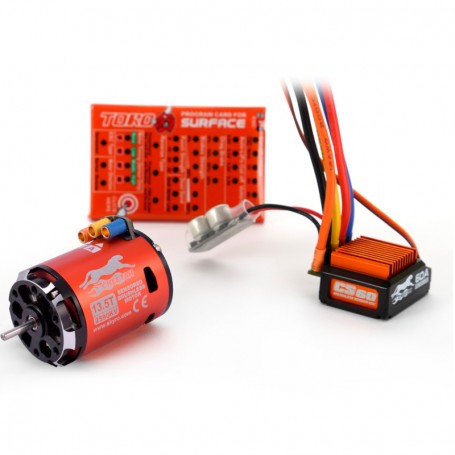 Combo SkyRC Cheetah 1/10 13.5T 2590kv + ESC 60A con sensor
