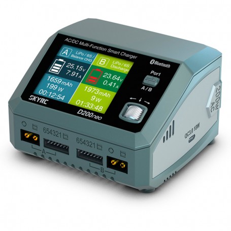 Cargador SkyRC D200NEO Multifuncion 200W - 800W