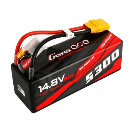 LiPo Gens ACE 5300mah 14.8v 60C with XT90