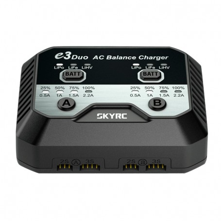 Charger SkyRC E3 DUO AC LiPo - LiFe - LiHV 2-3S