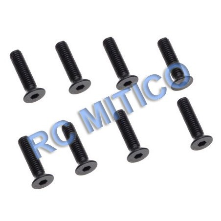 50086 - Countersunk Mechanical Screw 4x20 mm x8