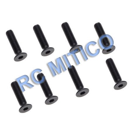 50087 - Countersunk Mechanical Screw 4x25 mm x8