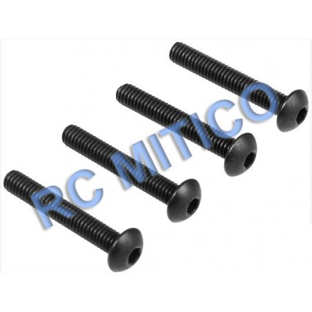 50104 - Cap Head Mechanical Screw 4x25 mm x4