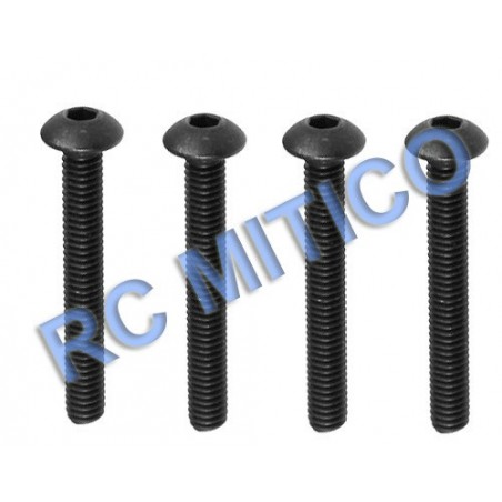 50105 - Cap Head Mechanical Screw 4x30 mm x4
