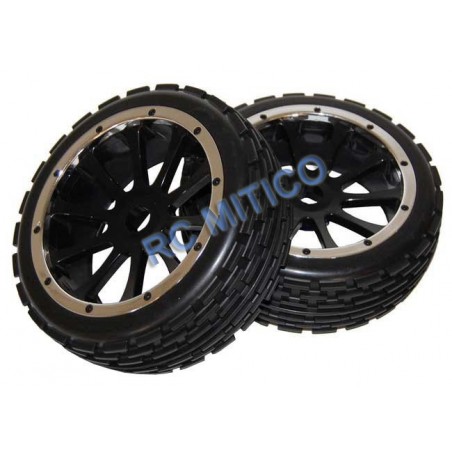 51023 - Front tires 1/5 HSP Bajer Complete Set x2 pcs