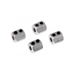 08065 - Wheel Hex x 4 piezas