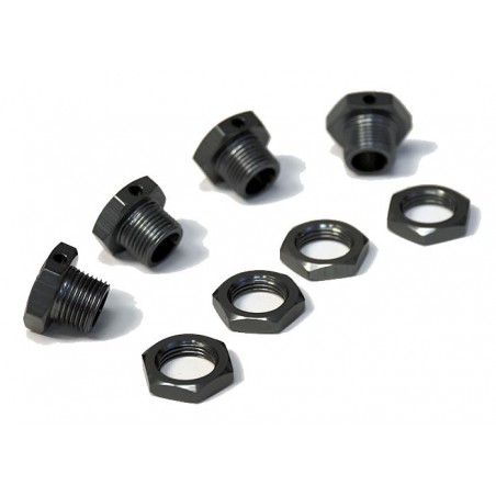 81011 - Wheel mount set  17mm + Nuts x4 pcs
