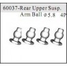 60037 - Rear Upper suspension Arm Ball O5.8 mm x4 uds.