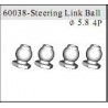 60038 - Steering Link Ball O5.8 mm x4 uds.