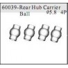 60039 - Rear Hub Carrier Ball O5.8 mm x4 uds.