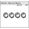60041 - Shock Balls O5.8 x 4 unidades
