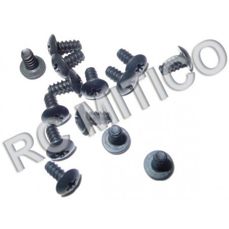 86069 - Cap Head Self Tapping Screws 2.6x6 mm - 14uds