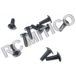 86070 - Cap Head Self Tapping Screws 2.6x8 - 10uds