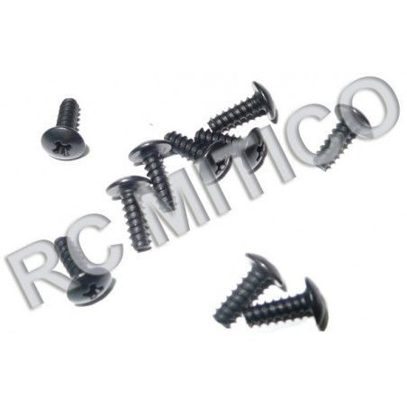 86070 - Cap Head Self Tapping Screws 2.6x8 mm - 10 uds