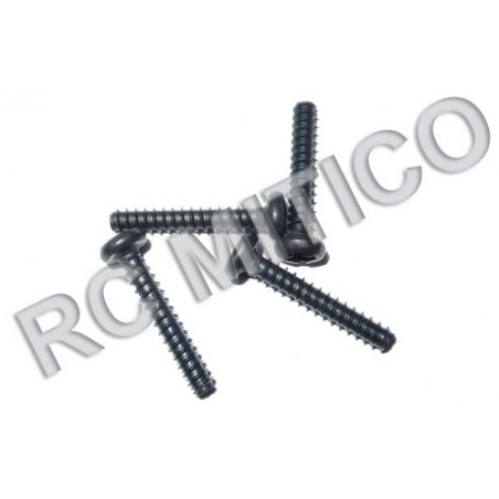 86076 - Rounded Head Self Tapping Screws 3x18 - 4
