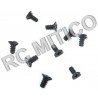 86078 - Countersunk Self Tapping Screw 2.6x6 mm - 9 uds.