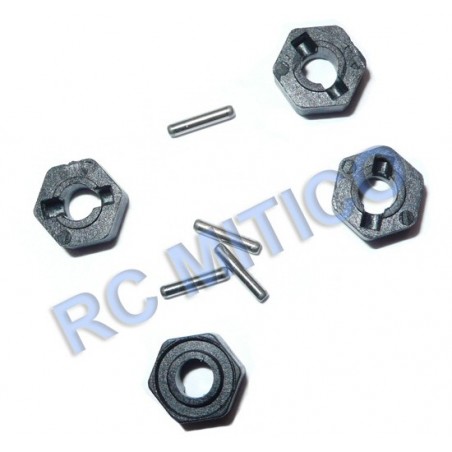 82814 - Hexagonos y pasadores 1.5x8mm x4 uds.