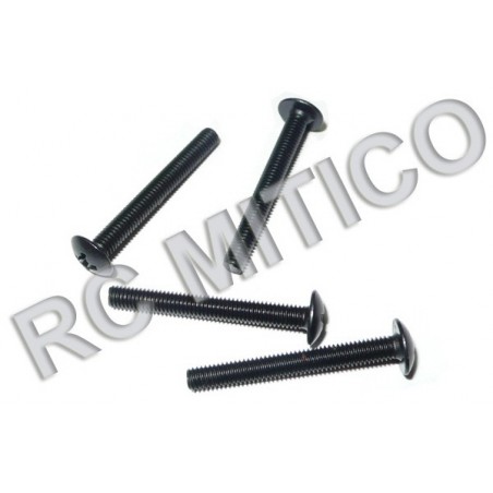 18044 - Round Head Screw M3x25 - 4 uds.