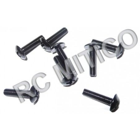 98064 - Round Head Screw M3x12 mm - 8 Uds.