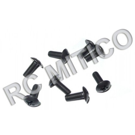 98068 - Round Head Screw M3x8 mm - 8 Uds.