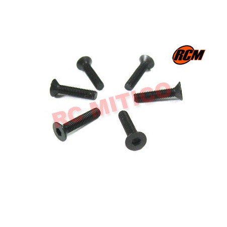 EPC072 - Tornillo cabeza conica 3x14 mm - 6 uds.