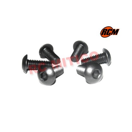 EPC073 - Tornillo cabeza boton 4x10 mm - 6 uds.