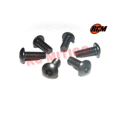 EPC077 - Tornillo cabeza boton 3x8 mm - 6 uds.