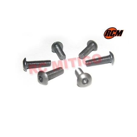 EPC078 - Tornillo cabeza boton 3x10 mm - 6 uds.