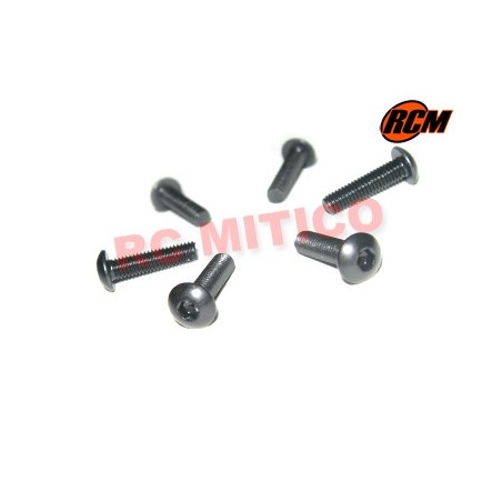 EPC079 - Tornillo cabeza boton 3x12 mm - 6 uds.