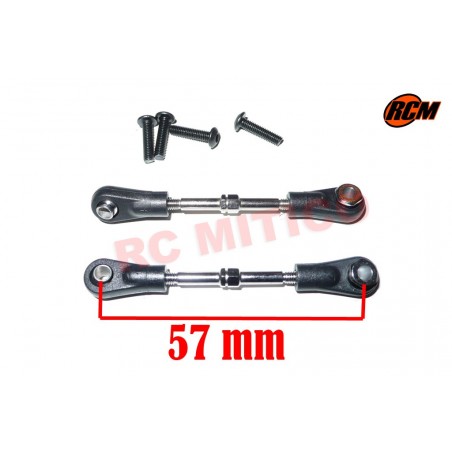 7521 - Tirantes de direccion ajustables x2 uds.