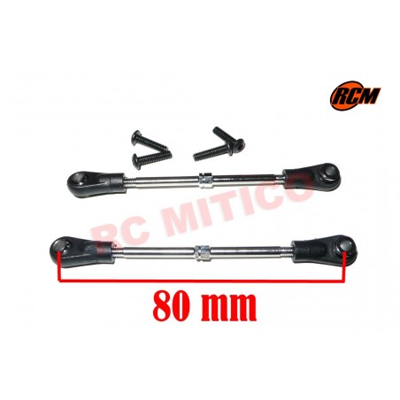 7522 - Tirantes de direccion ajustables x2 uds.