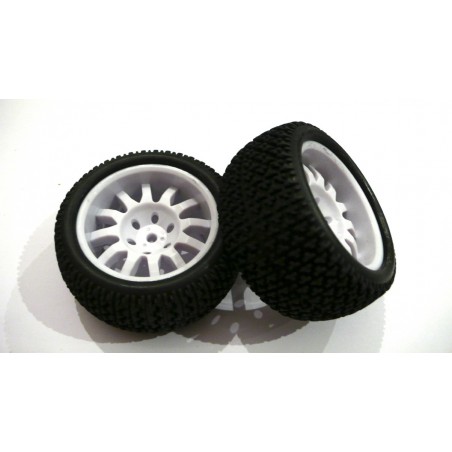 6273 - Rueda Truggy 1/16 - Hex. 9 mm - Blanca - x2 uds.