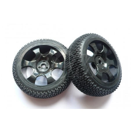 6475 - Rueda Buggy 1/16 - Hex. 9 mm Negra x2 uds.